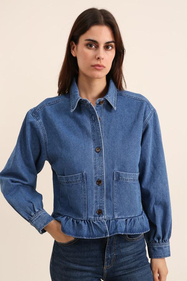 Denim skjorte